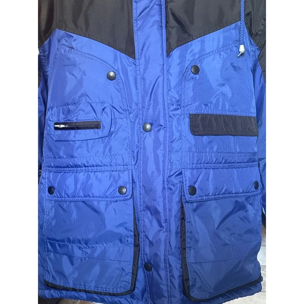 VTG Siberian Expeditions Functional Outerwear Winter Down Puffer Hooded Jacket M